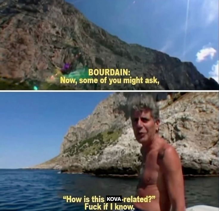 Bourdain looking on, somewhere far from here.